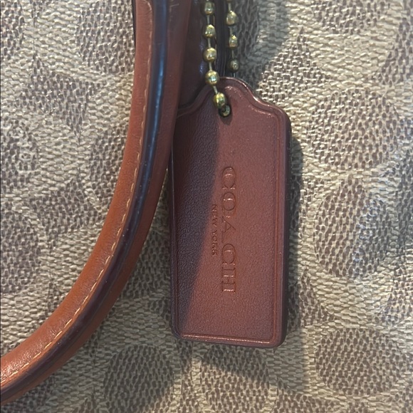 Coach Signature Brown Satchel